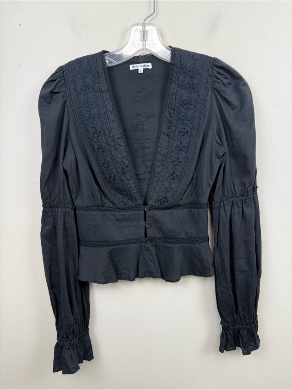 Reformation black Meadowlark Top xs 0 - Picture 5 of 16